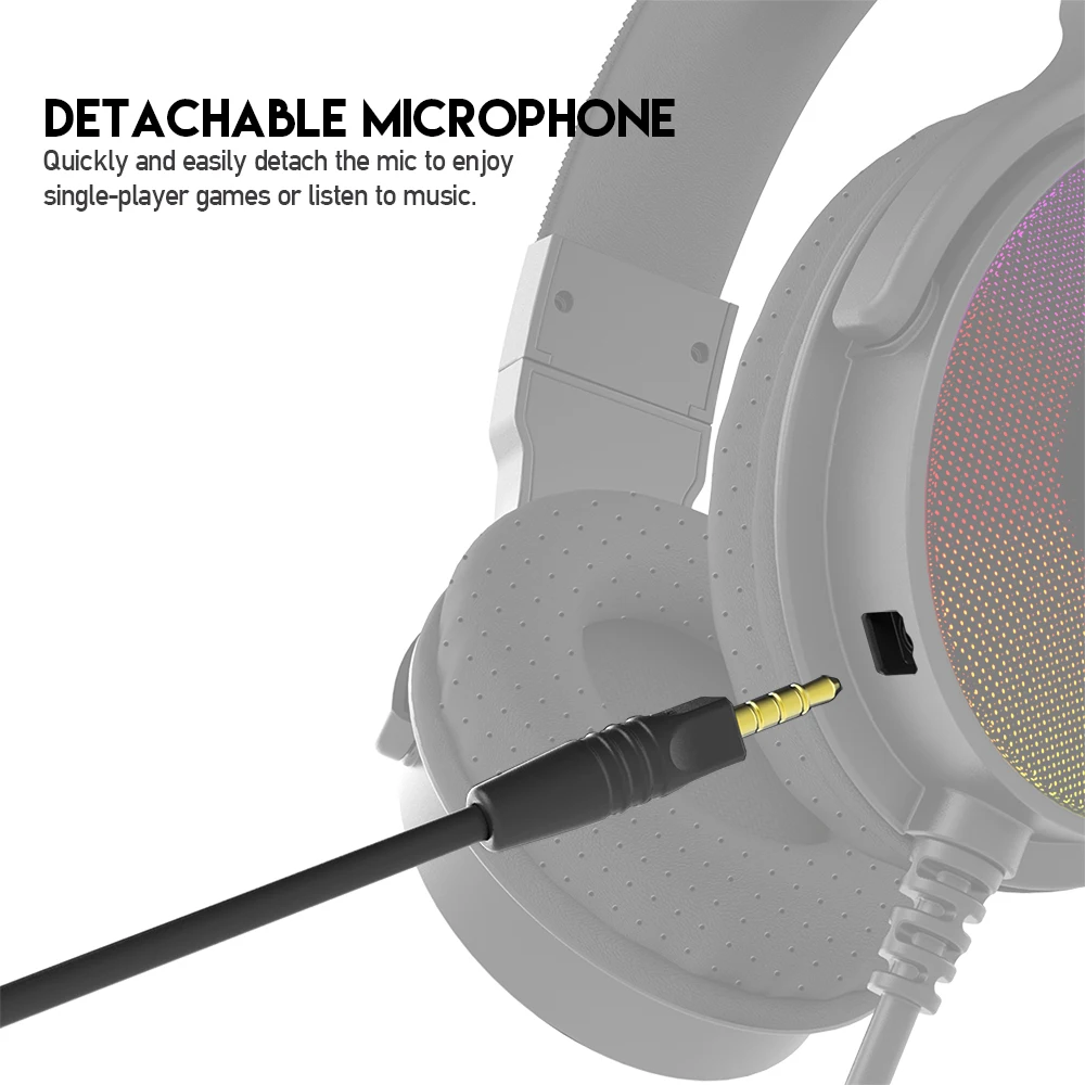 Наушники Игровые FANTECH RGB HG22 наушники с микрофоном Проводная игровая гарнитура