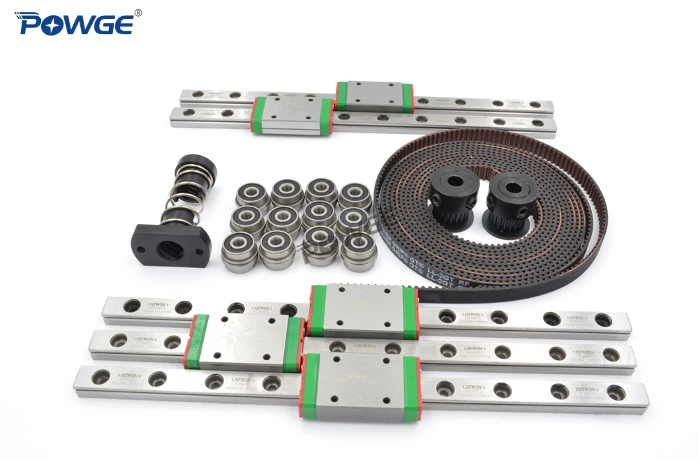 POWGE VORON 0 1 одежда для активного движения GT2 LL-2GT RF открытый ремень 2GT 20 Зубы шкив F623-RS