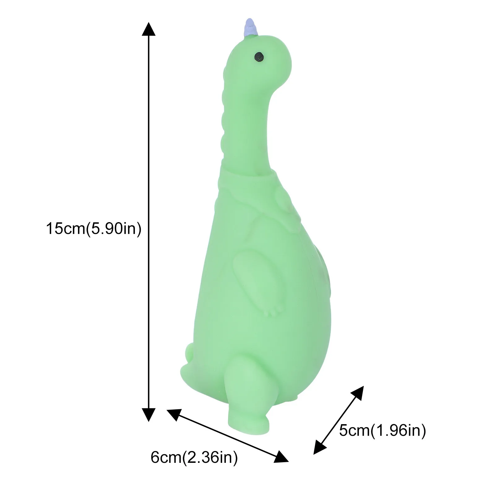 

Kawaii Dinosaur Squeeze Toys Solid Color Relax Fidget Toys Pop It Antistress Lovely Cartoon Brachiosaurus Jouets De Dinosaures