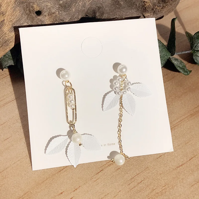 Aretes de mujer, современный стиль, дизайн, большие красные лепестки роз, серьги с кисточками, тренд, темперамент, летние корейские серьги для женщин - Окраска металла: 18