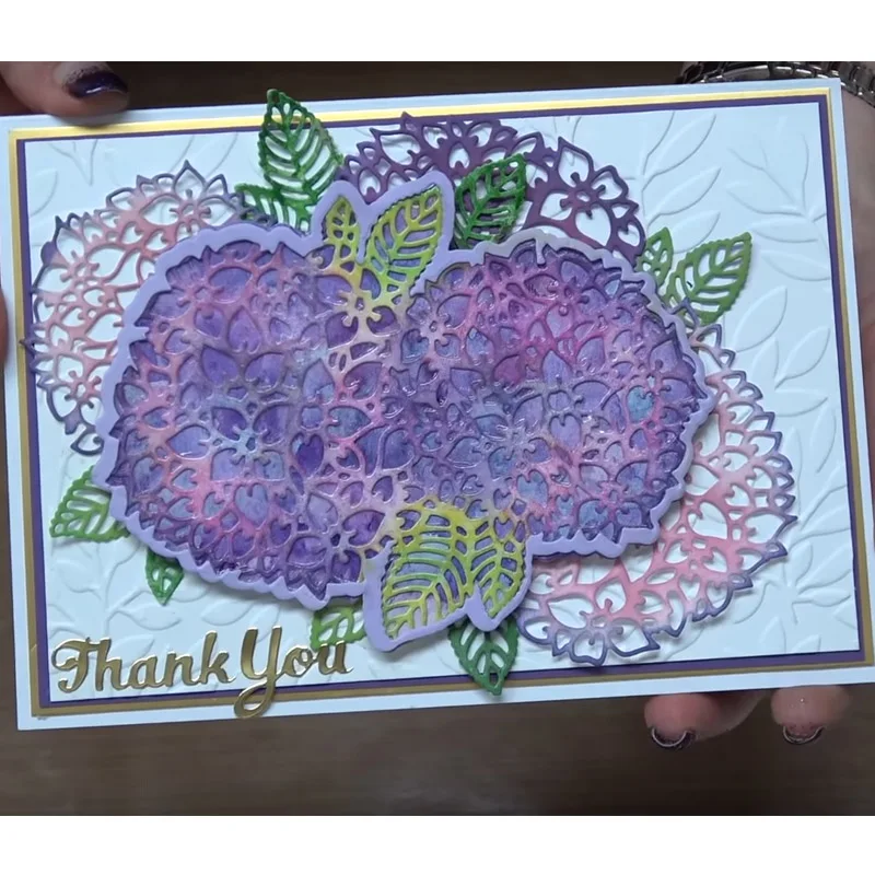 Металлические пресс-формы для гортензии больших листьев изготовления карт 2020 |