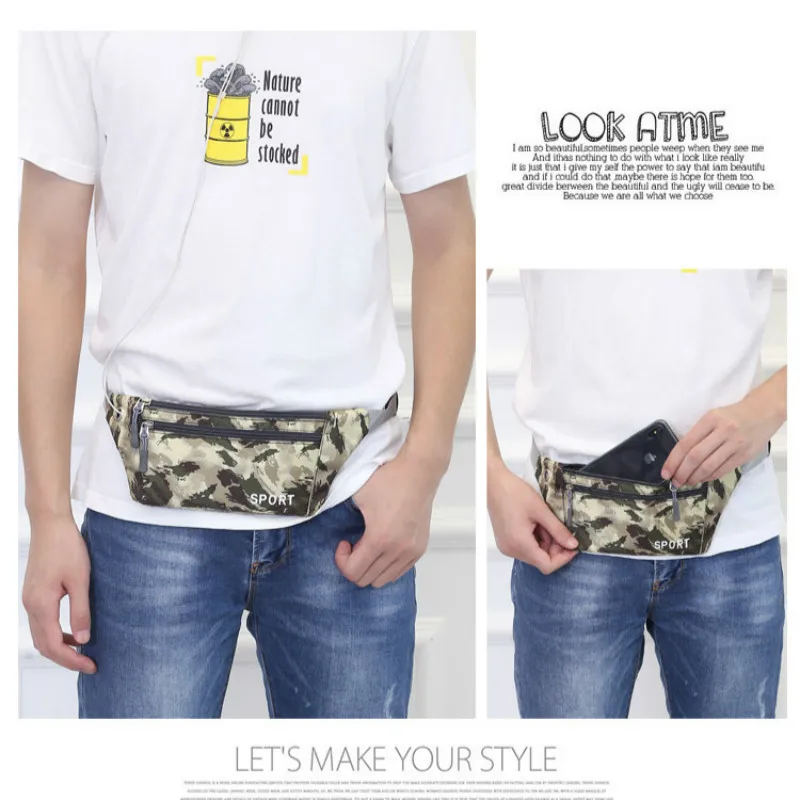 

Waist Packs fanny pack men travel bags Pockets Chest Bag Women's Shoulder Messenger Backpack Cell Phone Credit Card Purse