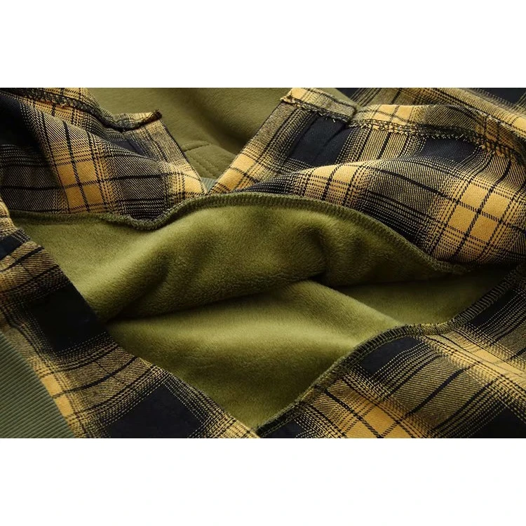 

Plus Size Autumn Winter Women's False Two Pieces Hoodies Hooded Plaid Long Sleeved Pullover Casual Outerwear