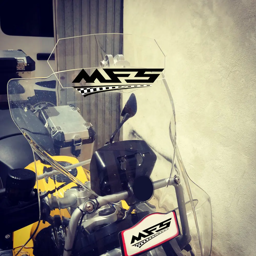 Airflow Adjustable Windscreen Wind Deflector Universal Motorcycle Windshield for Kawasaki BMW Ducati honda Benelli KTM Triumph | Автомобили