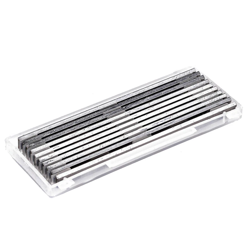 

10pcs 82mm Sharp Practical Durable Professional Machinery HSS Reversible Spare Cutting Planer Blades for Makita