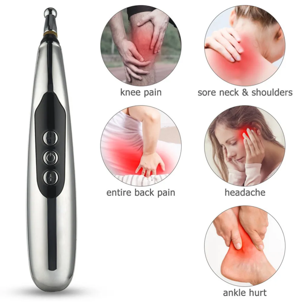 

1 Set USB Rechargeable Acupressure Pen Meridian Energy Pulse Pen
