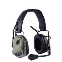 tactical headset headphone military ear muffs shooting headsets hunting hearing protector ear protective earmuff use with ptt