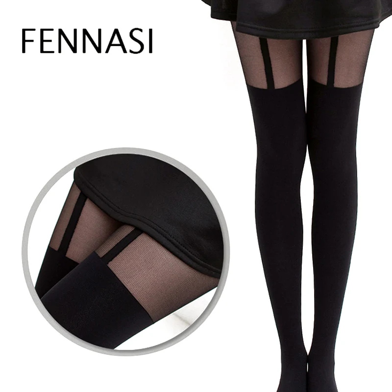 FENNASI популярные в Японии женские сексуальные бархатные колготки для девушек