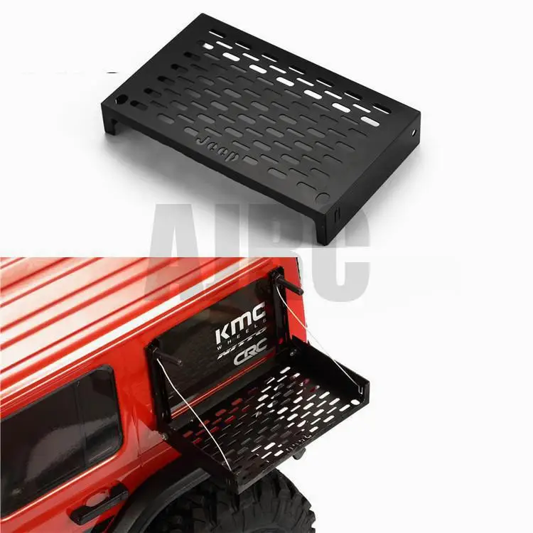 

high quality metal Tool box Folding board For 1/10 RC Crawler car AXIAL SCX10 III JEEy AX103007 For TRX4 Defender TRX6 G63