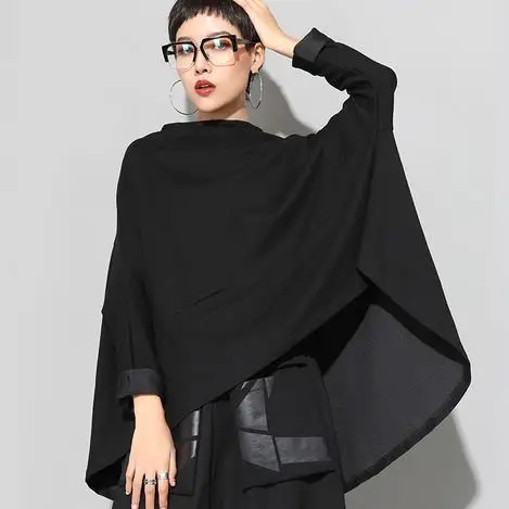 Европа кимоно Женская футболка сплошной цвет хлопок дикая женская 2020 осень и