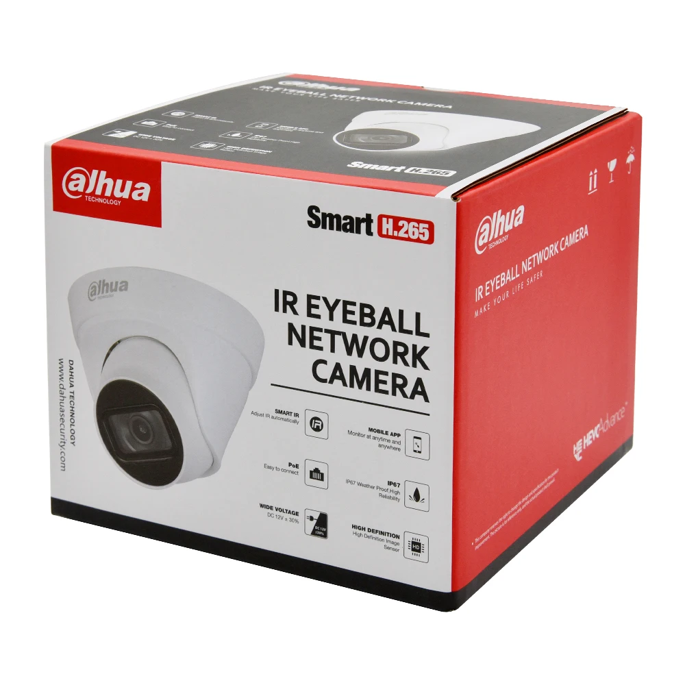 Dahua IPC HDW1431T1 S4 оригинальная HD 4MP IP камера PoE IR30m ночное видение H.265 IP67 DNR наружная
