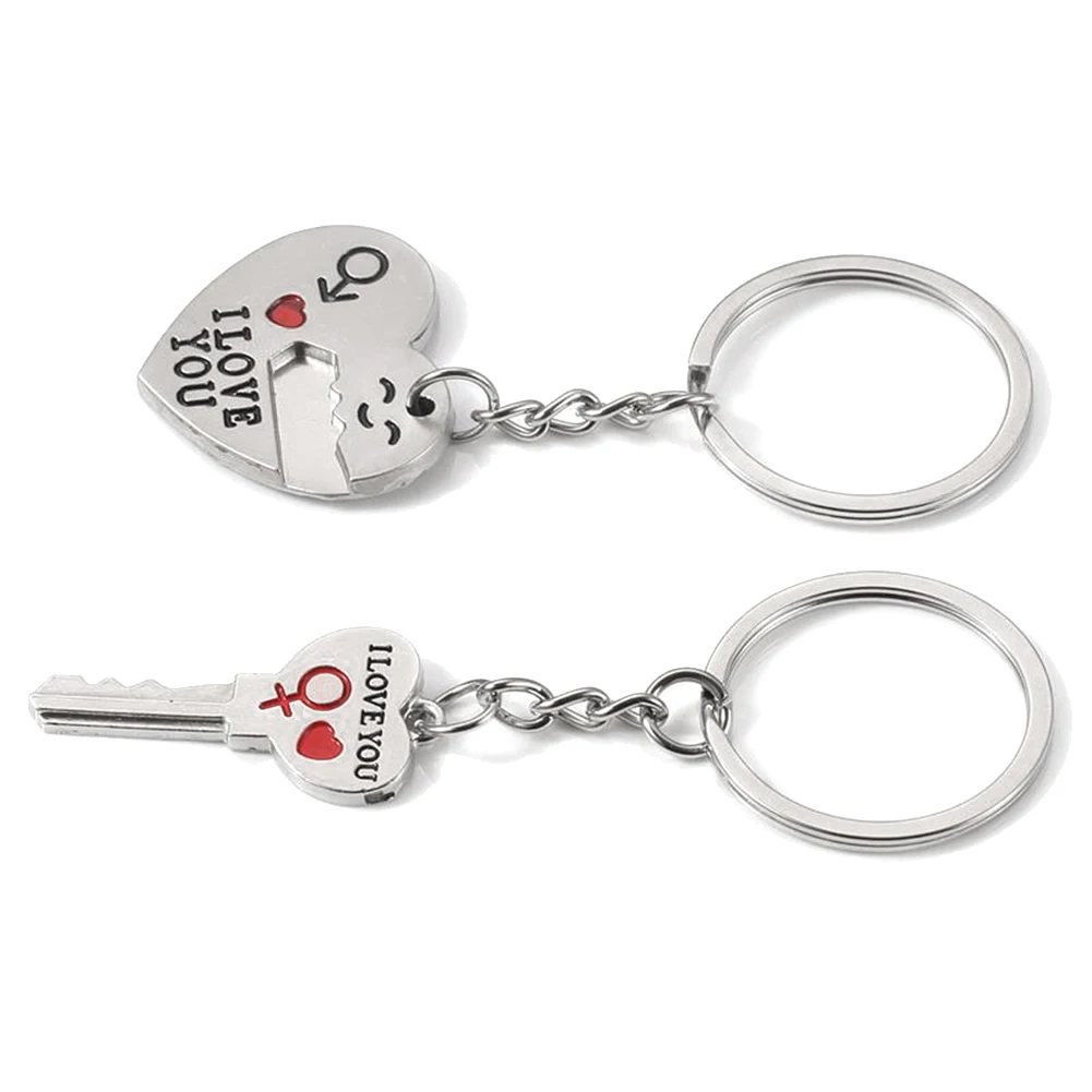 Брелок для ключей с надписью I Love You 2 шт./компл.|Брелоки| |