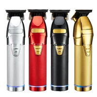 professional hair trimmer gold electric trimmer for men cordless rechargeable shaver barber hair cutting machine t hair styling