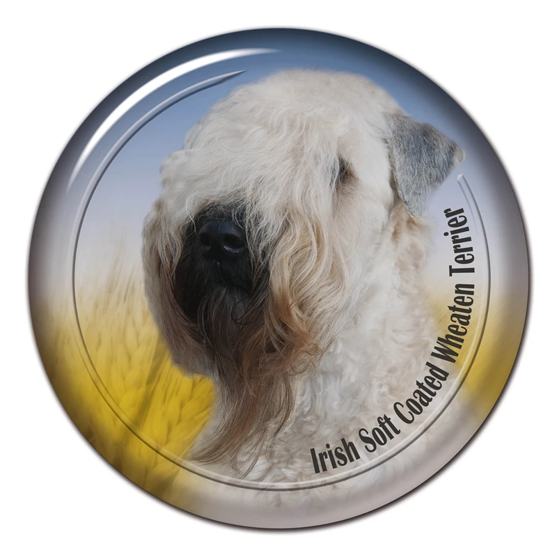 

A0601# 13cm/17cm Removable Decal Irish Soft Coated Wheaten Terrier Dog Pet Car Sticker Waterproof on Bumper Rear Window Laptop