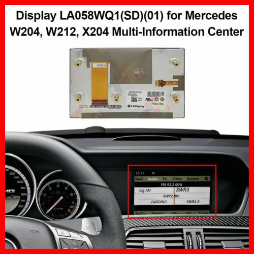 

Новый ЖК-дисплей LA058WQ1(SD)(01) для Mercedes Class A W176 W204, W212, X204 2013, многофункциональный центр информации
