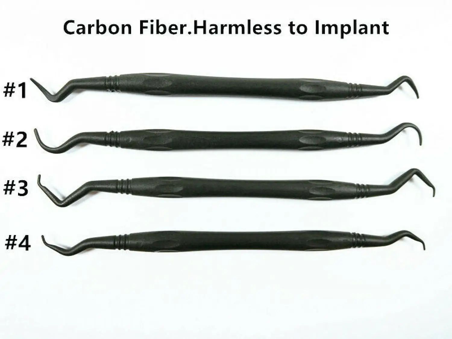 

4pcs/Lot Dental Carbon Fibre Implant Scaling Scaler Periodental Cleaner NoHarmTo Implants 134