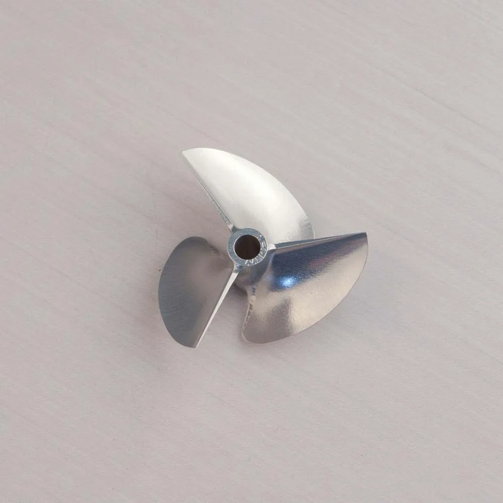 1 шт. RC лодка скоростной 3 лопастной пропеллер с алюминиевым корпусом весло 18/4 76 мм