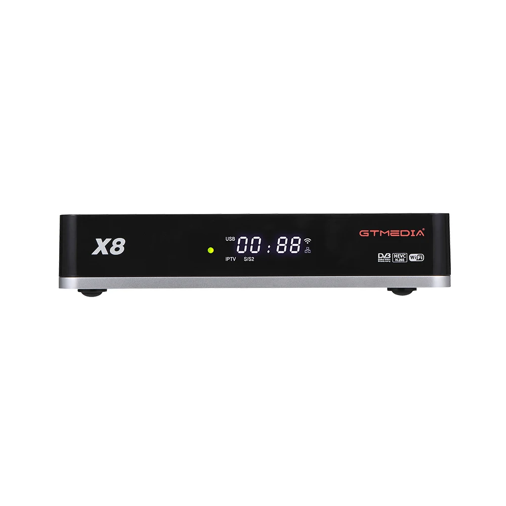Спутниковый ресивер GTMedia X8 1080P DVB-S2 S2X мультипотоковая Поддержка авто Biss