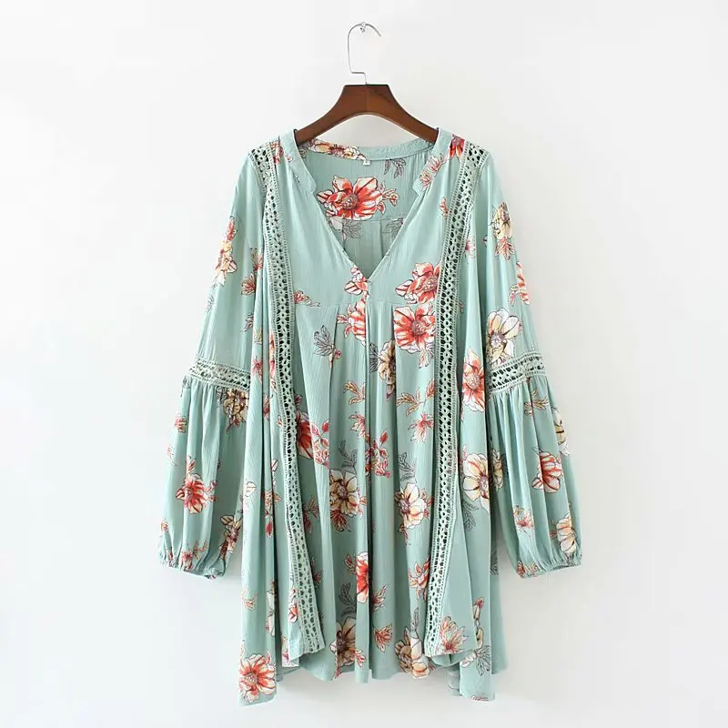 Платье teelrin женское короткое в стиле бохо винтажное повседневное Брендовое