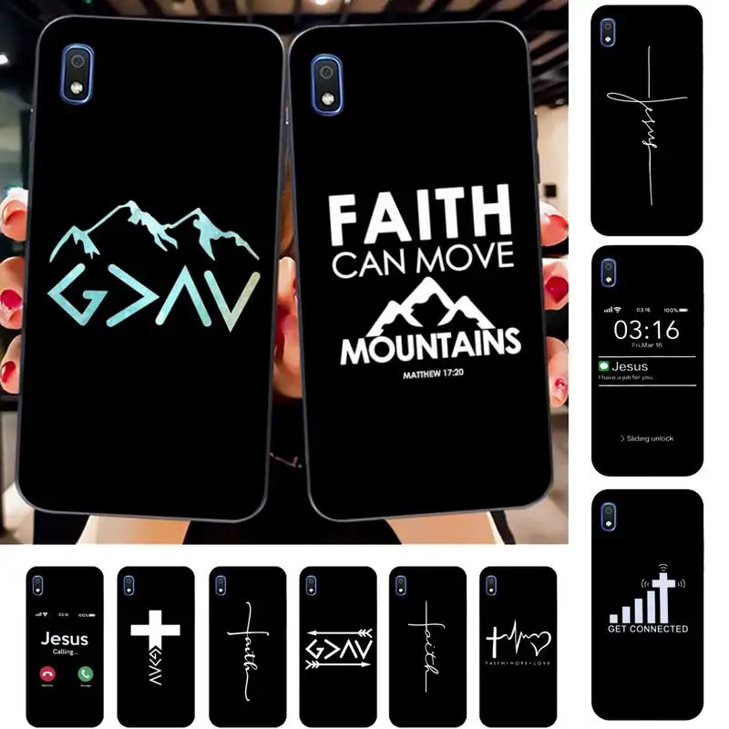 

Yinuoda Faith Christian Religious Jesus Phone Case for Samsung A51 01 50 71 21S 70 31 40 30 10 20 S E 11 91 A7 A8 2018