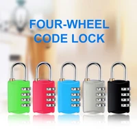 4 dial travel padlock approved lock combination password locker for luggage suitcase baggage toolbox gym locker