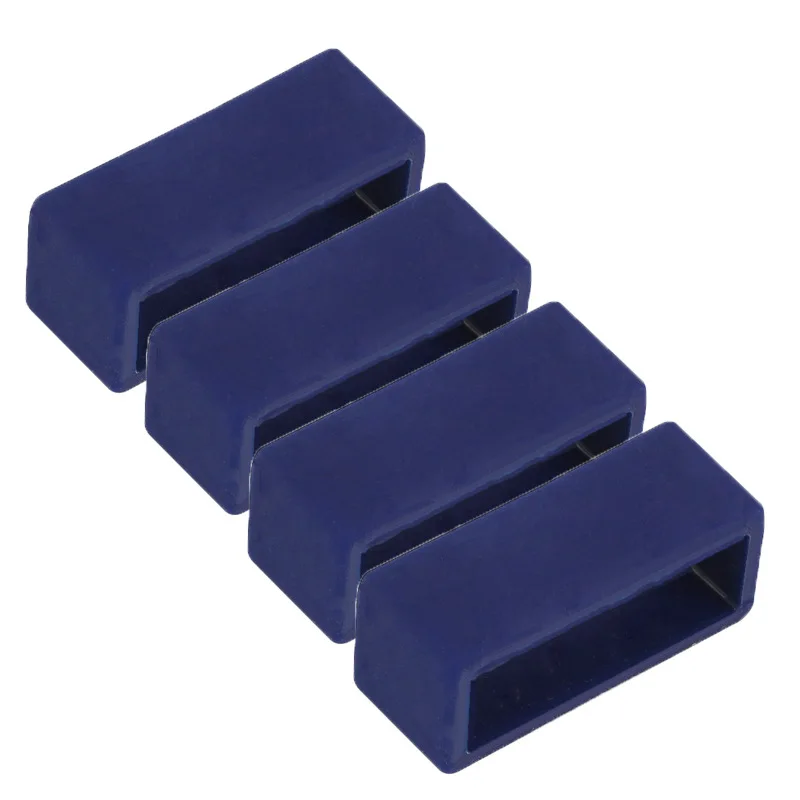 Силиконовый ремешок для часов 12 14 16 18 20 22 24 26 28 30 мм 3 шт. резиновое кольцо петля