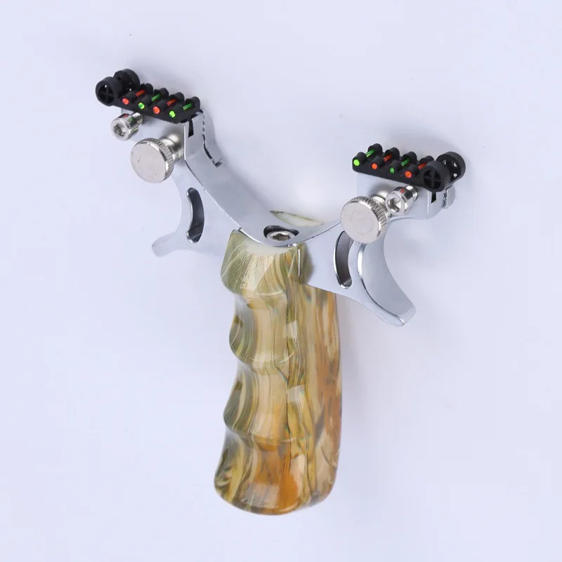 

New Slingshot Resin Fiber Optic Slingshot Outdoor Use Slingshot