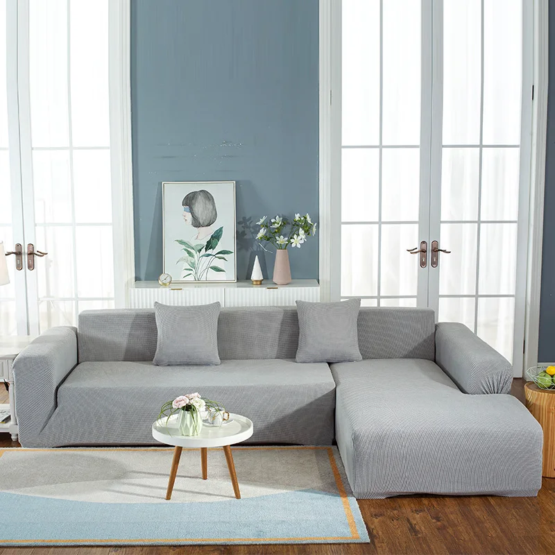 

13 Colors Stretch Sofa Covers Fashion Solid Sofa Slipcover for Living Room Four Seasons GM Modern Home Decor
