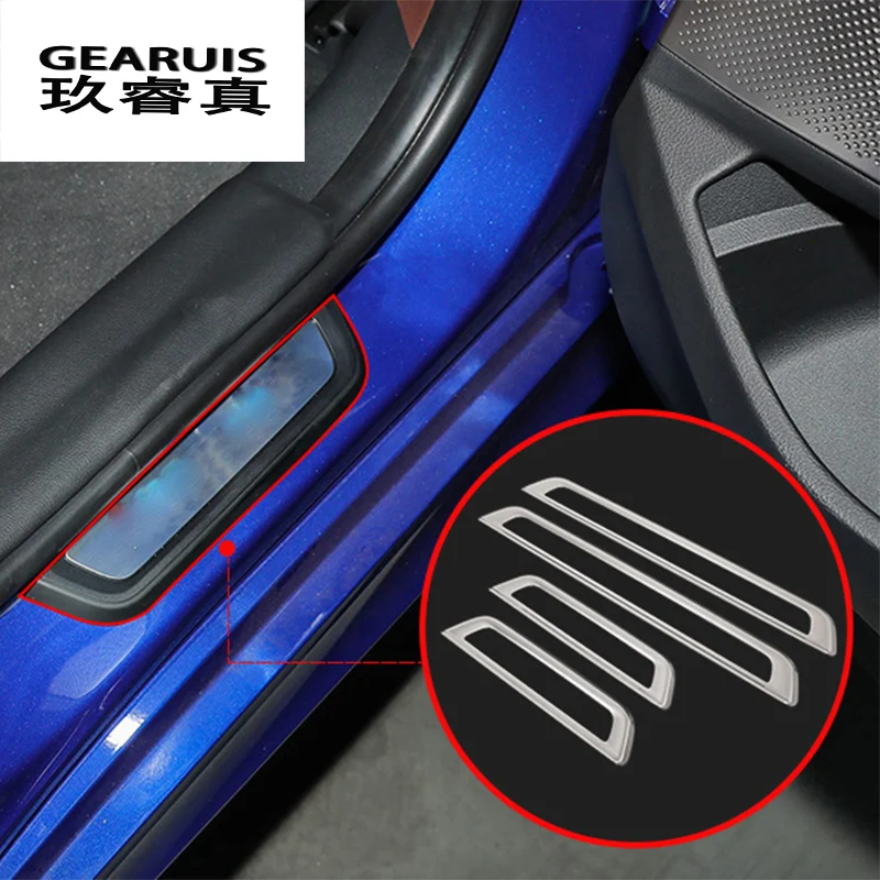 Накладки на пороги для стайлинга автомобилей накладки из нержавеющей стали