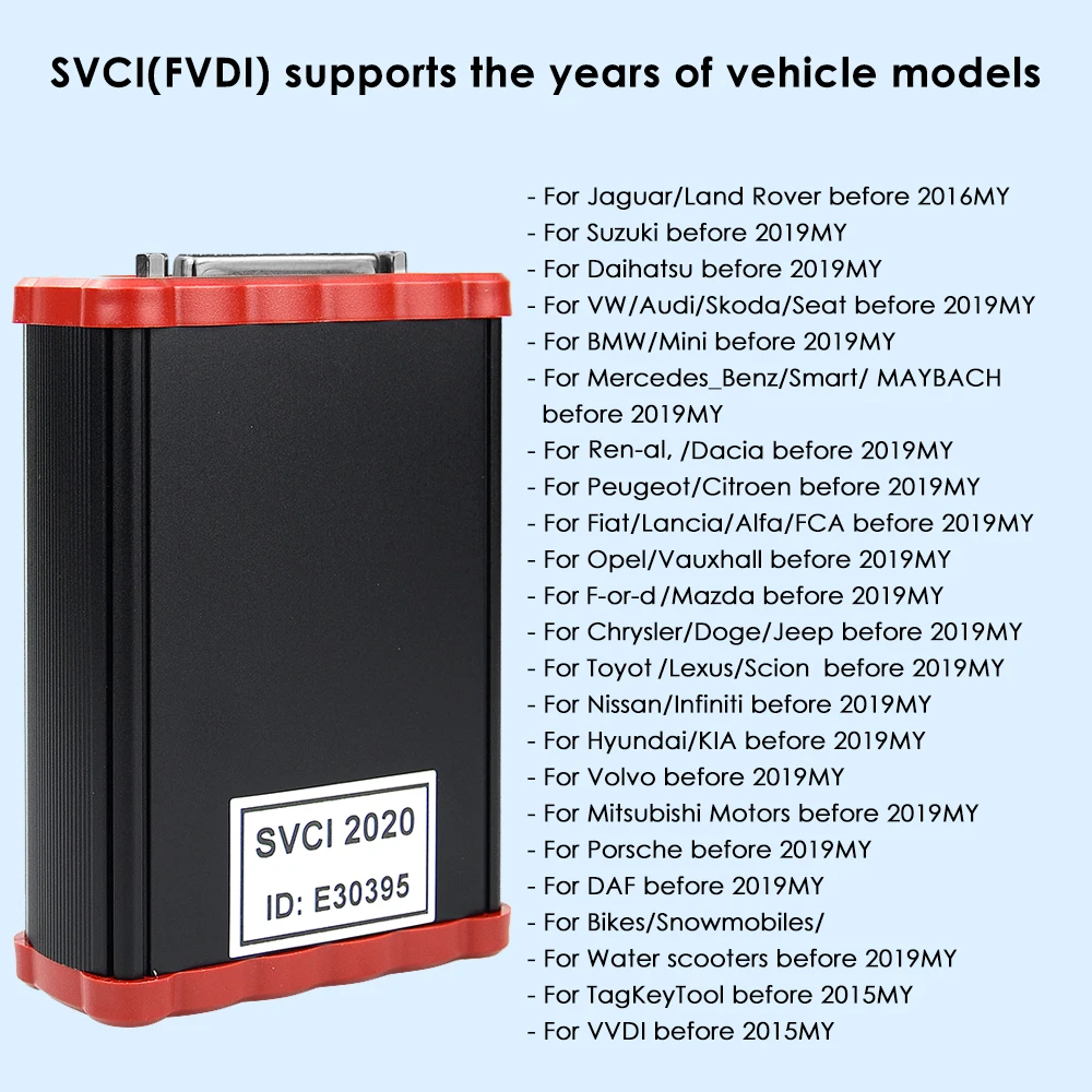 SVCI2020 SVDI FVDI OBD2 ключевой программист все функции VVDI2 SVCI V2015 FVDI J2534 без ограничений Fvdi