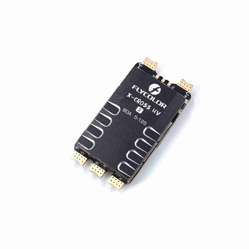 

FLYCOLOR X-Cross HV2 80A Blheli 32 5-12S DSHOT1200 Brushless ESC Support Telemetry for X-Cross FPV Racing Drone