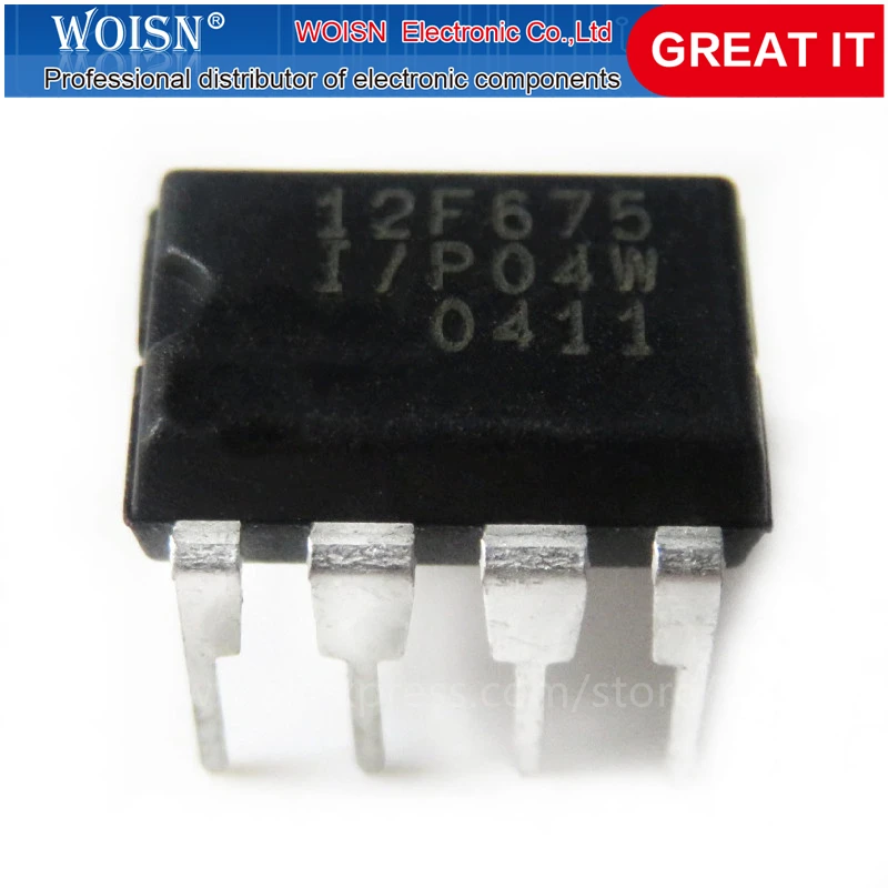 

100PCS PIC12F675-I/P PIC12F675-I DIP8 DIP PIC12F67 в наличии