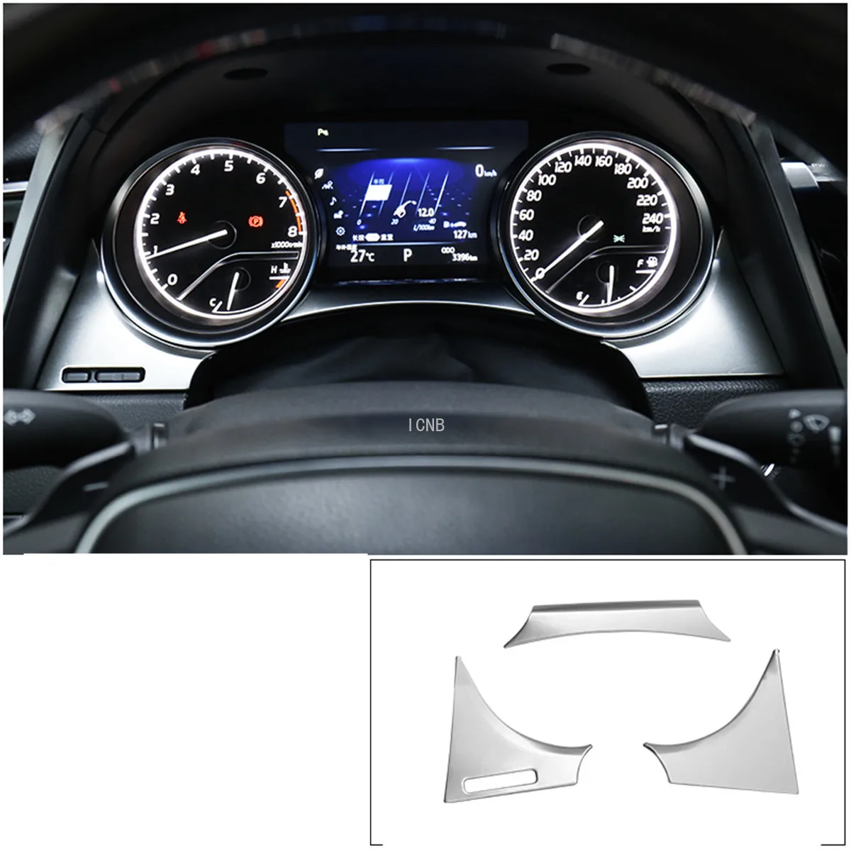 Декоративная заплатка для приборной панели крышка Toyota Camry 2018 8 го материала из