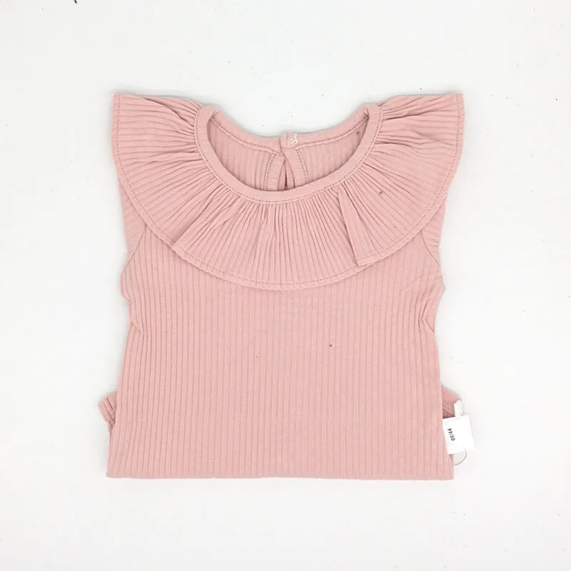 

Baby bodysuits Burst Lotus Leaf Collar Triangular Climbing Suit Baby Girl Clothes bodysuits Baby Girl Clothes Jumpsuit