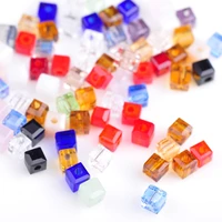 100pcs 3mm small cube square faceted czech crystal glass loose crafts beads wholesale lot for jewelry making diy