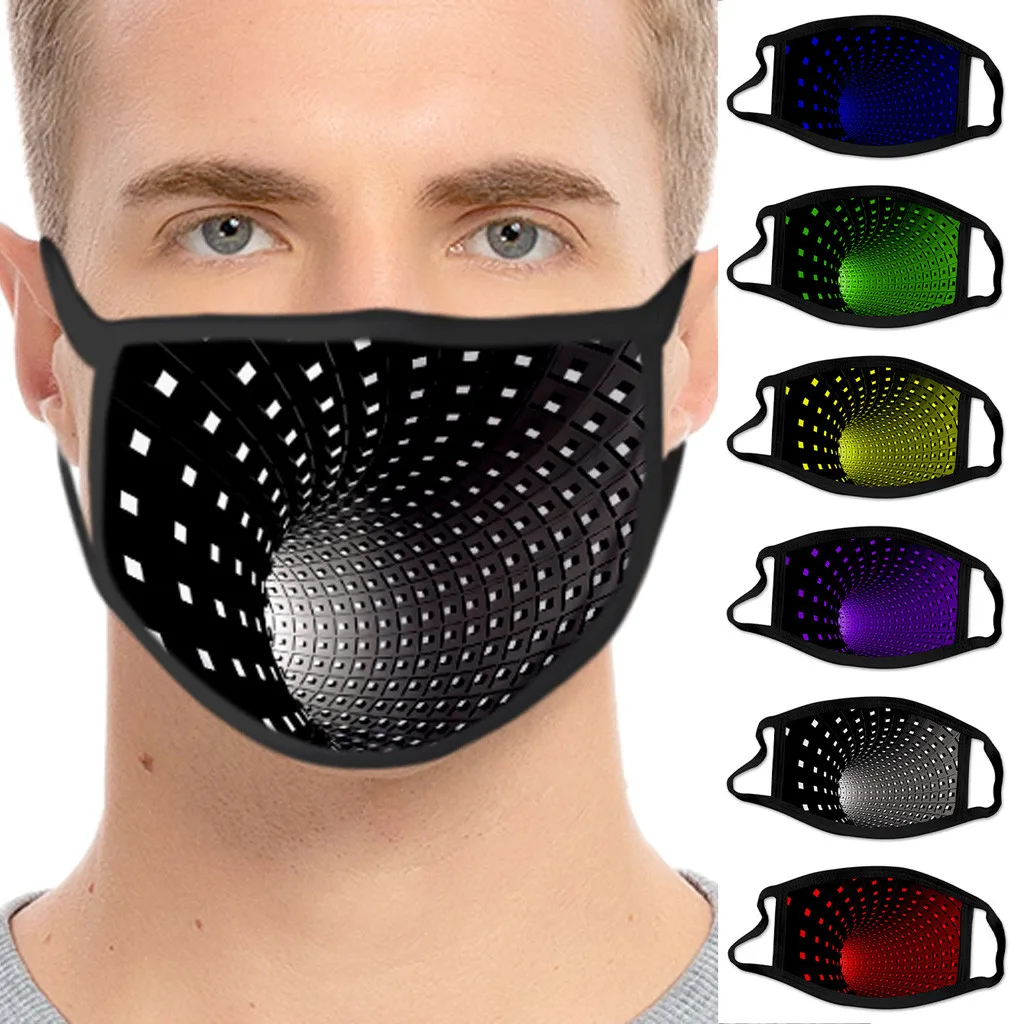 Стирающаяся и многоразовая теплая Ветрозащитная маска унисекс для лица защитная