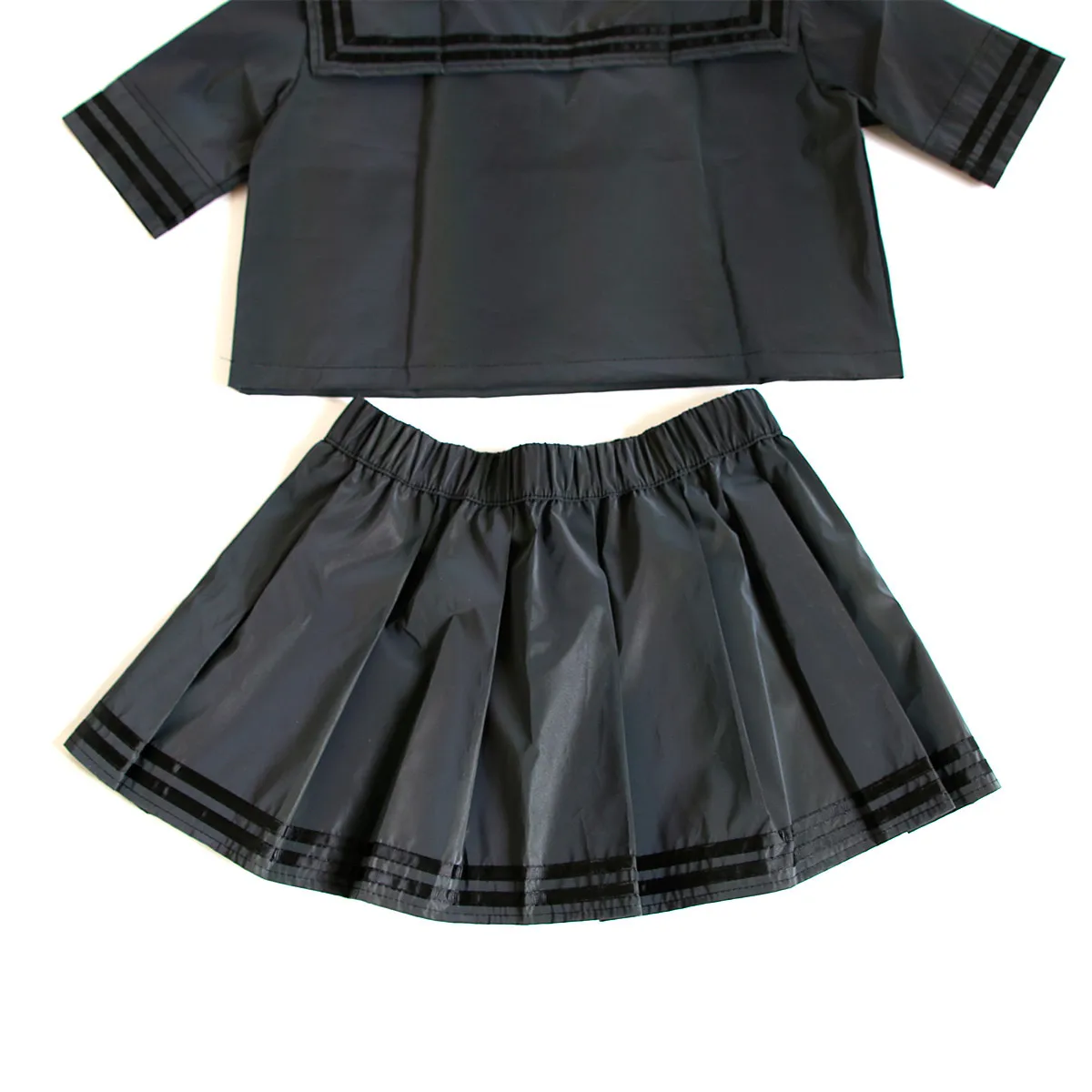 

Cropped Lady Outfits Top and Skirt 2 Piece Set Summer Reflective Japan Style Cosplay Fashion Matching Sexy Sweet Casual Clothing