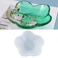 petal plate dish jewelry plate diy trinket dish sauce dish small plate jewelry decorations transparent eepoxy resin for crafts