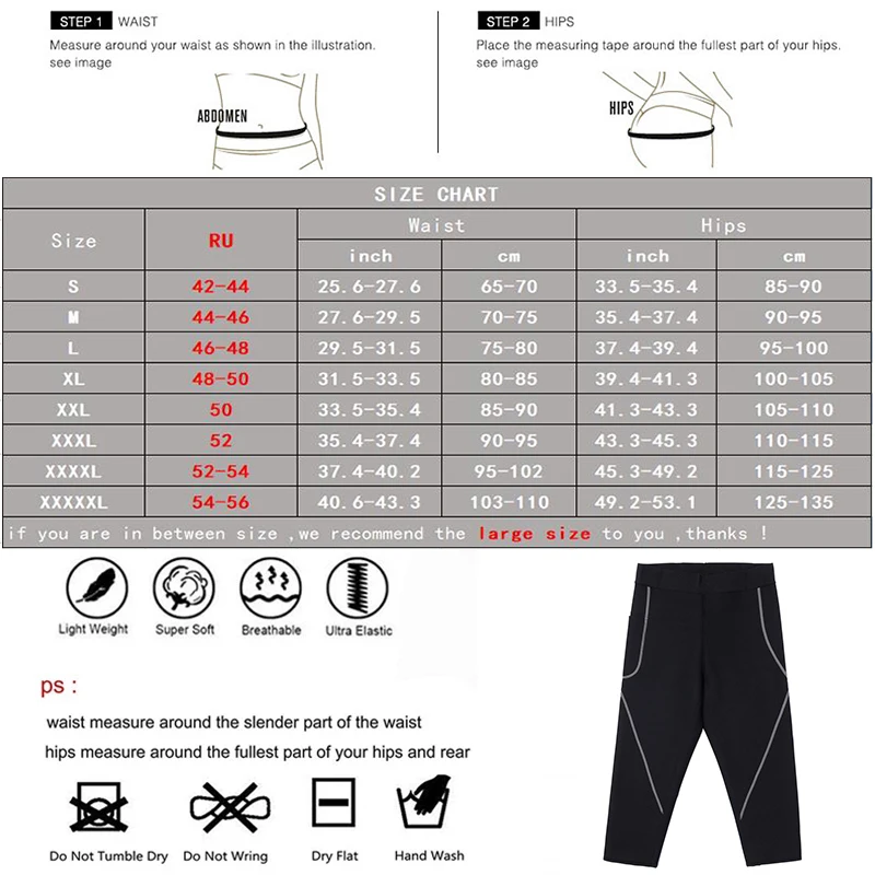

Twinso Men Sports Legging Neoprene Sauna Belt Waist Trainer Slimming Pant Short Control Panties Body Shaper Corset Fitness Tight