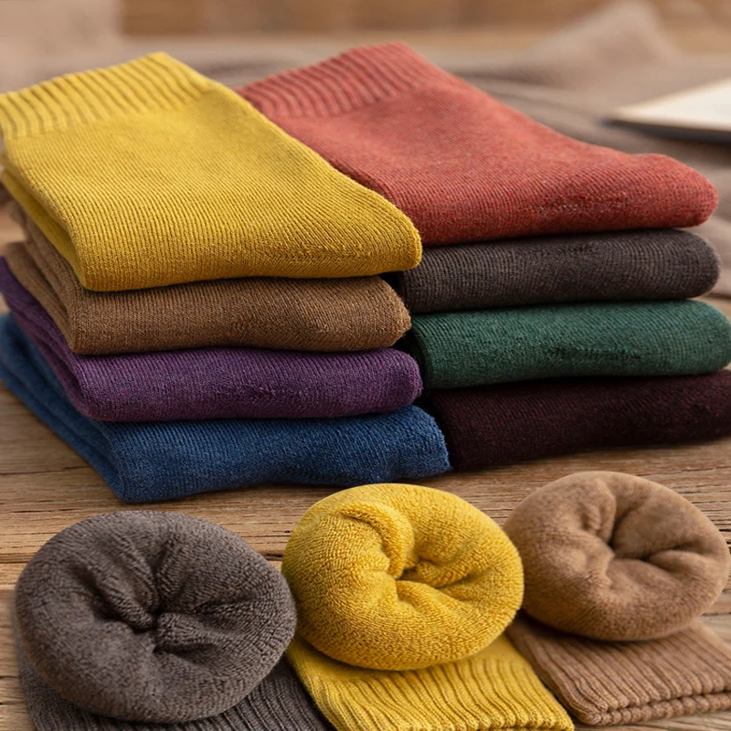 

Осенние женские носки в стиле Харадзюку, вязаные женские толстые зимние теплые женские повседневные носки, школьницы