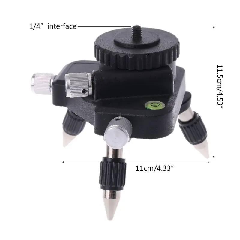 

Adjustment Rotation Tripod Bracket Base Pedestal for 1/4\" interface Level