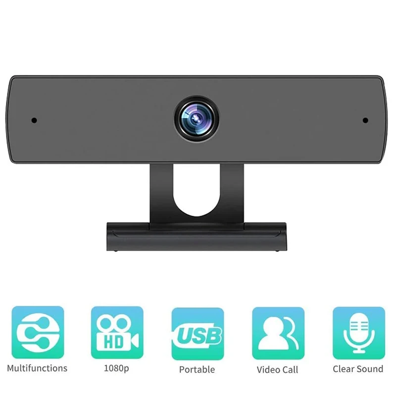 

Webcam HD Streaming Webcam 1080P Auto Focus Video Call with Microphone for Computer Laptop Office Gameing Video Conference