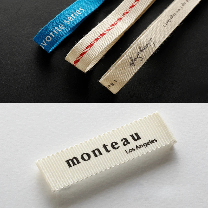 Width2cm High-end Clothing For Men And Women Trademark Collar Custom-made Standard Label /Screen Printing Marks Custom |