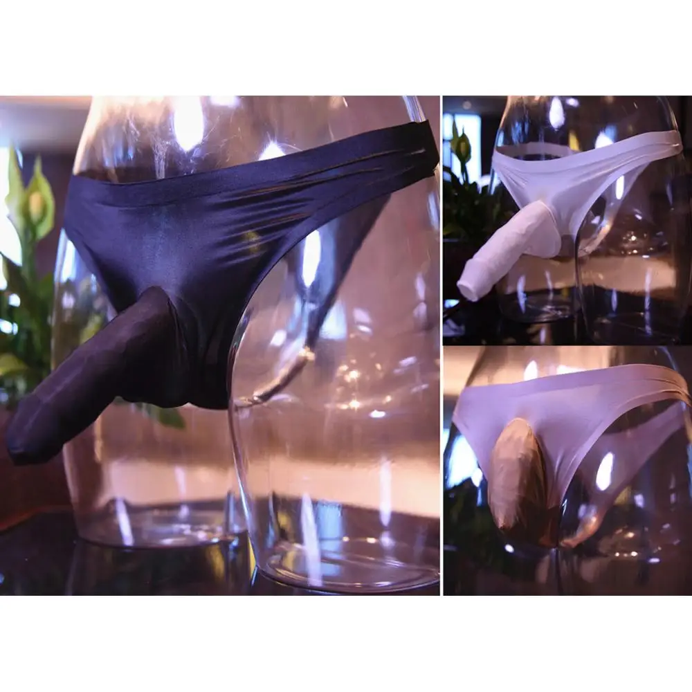 Трусы-стринги мужские Бесшовные из вискозы с заниженной талией - купить по