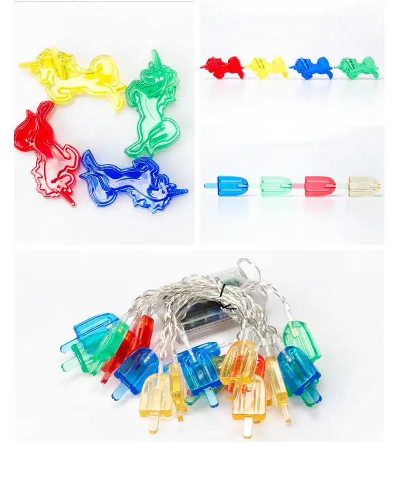 2 м 10 светодиодный s Прекрасный эскимо форма гирлянды сказочные