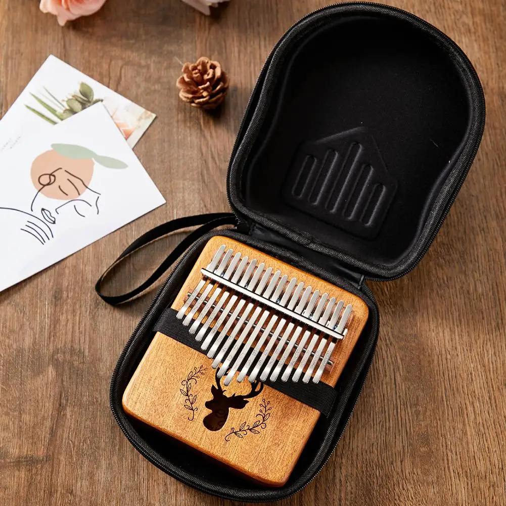 

17 Keys Handy Protable Thumb Piano Kalimba Cute Mini Kalimba Keyboard Musical Instruments For Kids And Lady Mbira Sanza