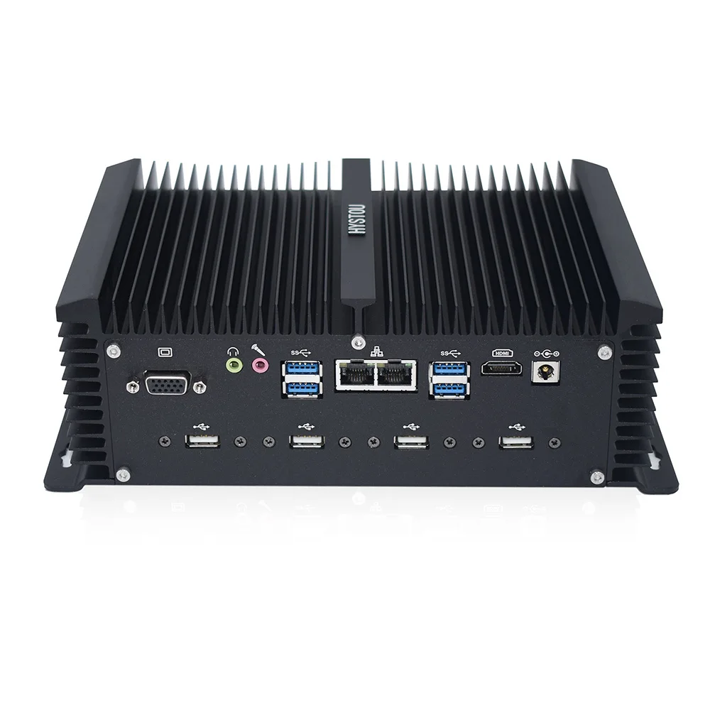 Intel Core i5 4200u двухъядерный minipc Dual nuc Windows 10 Linux промышленный компьютер COM HDMI VGA разъем