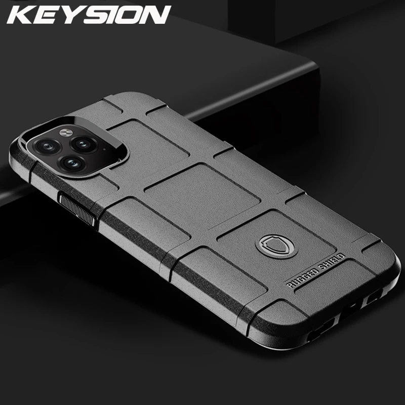 KEYSION матовый прочный защитный чехол для iPhone 11 Pro Max роскошный противоударный