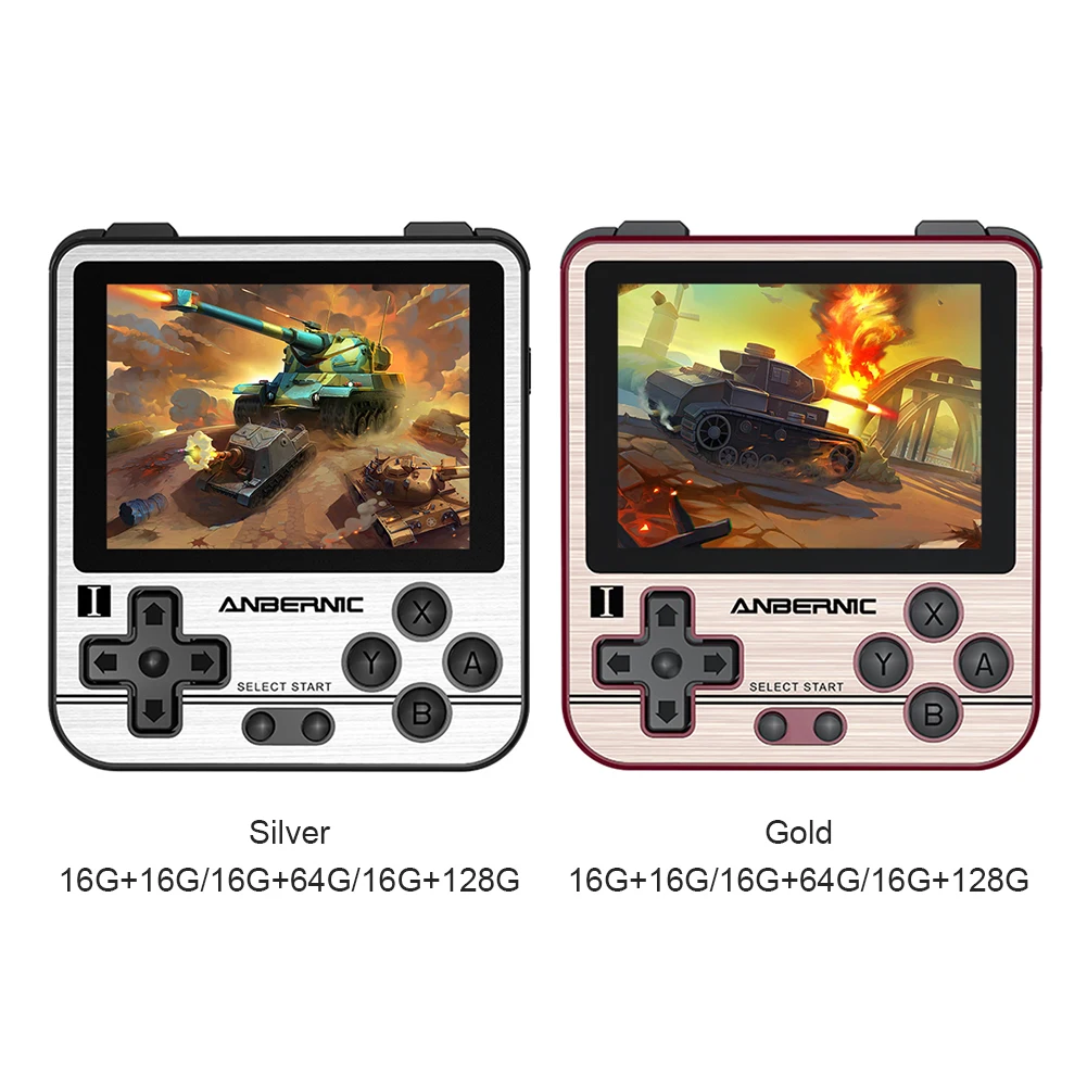 

RG280V Handheld Game Console 16GB Retro Portable Pocket Game Player with Stereo Speakers + TF Game Card Accessories