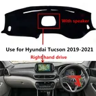 TAIJS Заводская Повседневная простая крышка из полиэстерного волокна для приборной панели автомобиля Hyundai Tucson 2019 2020 2021 правосторонний руль